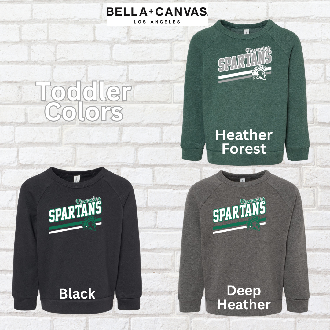 TODDLER Pinconning Generic Design Crewneck Sweatshirt (Bella Canvas)