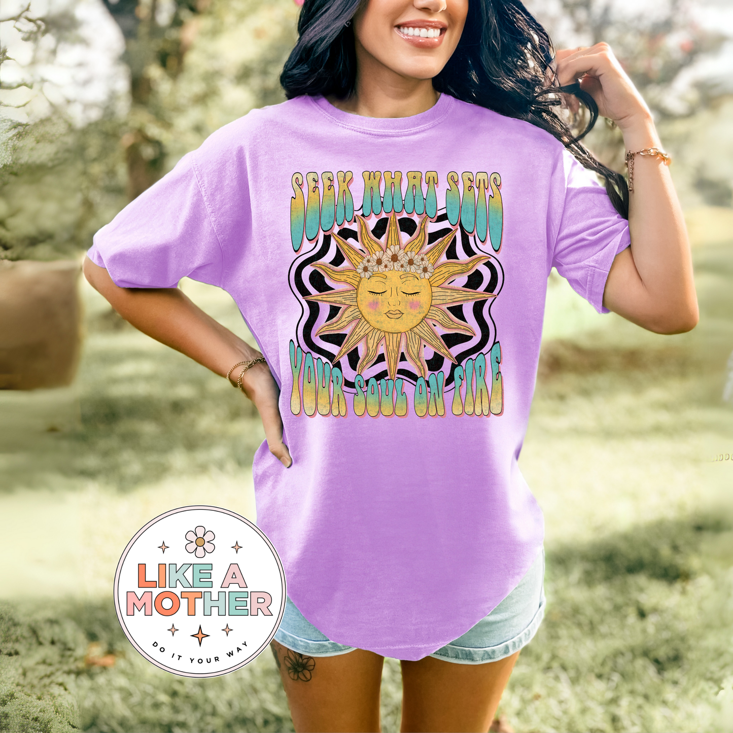 Seek What Sets Your Heart on Fire Tee