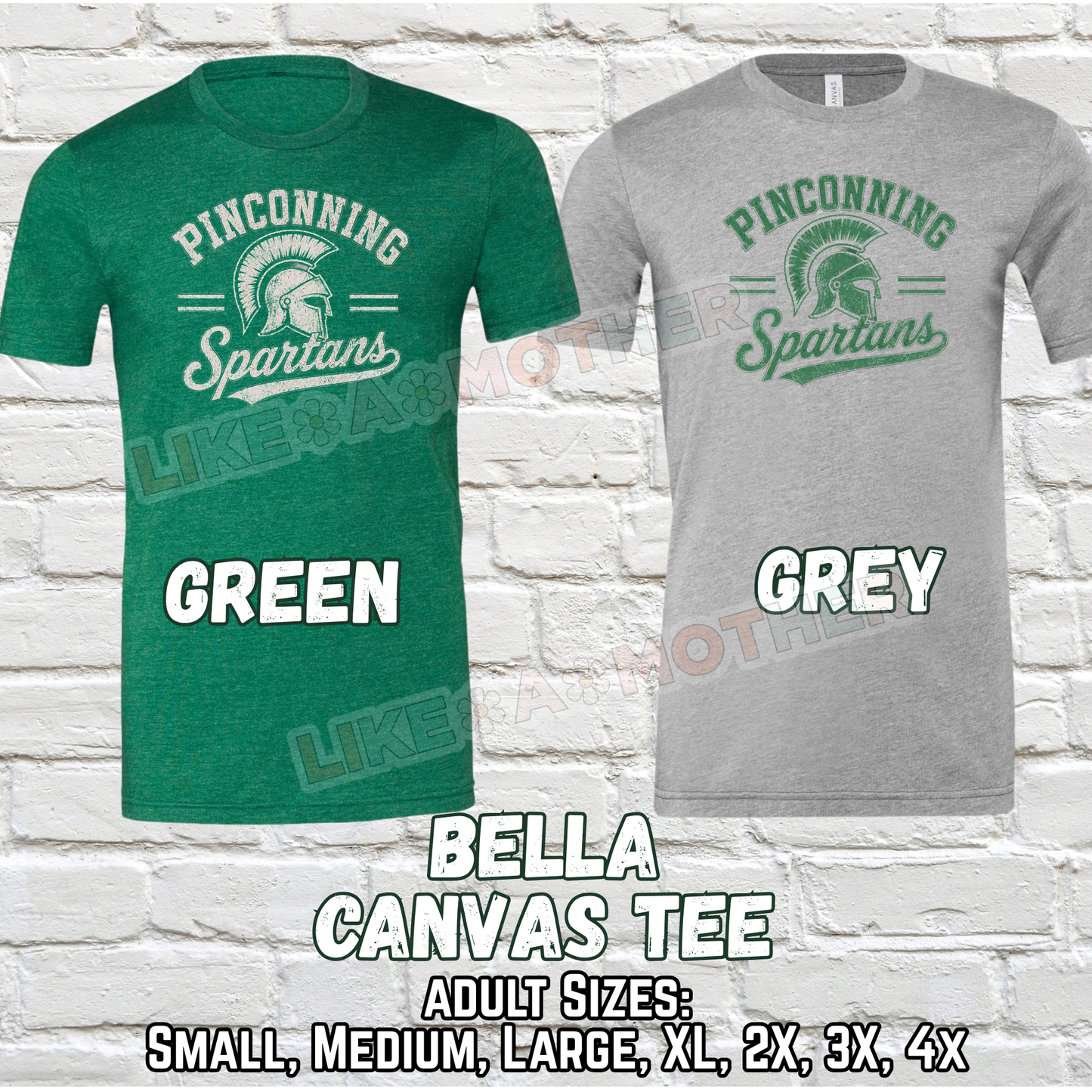 PINCONNING SPARTANS ADULT Bella Canvas Tee (Vintage Design)