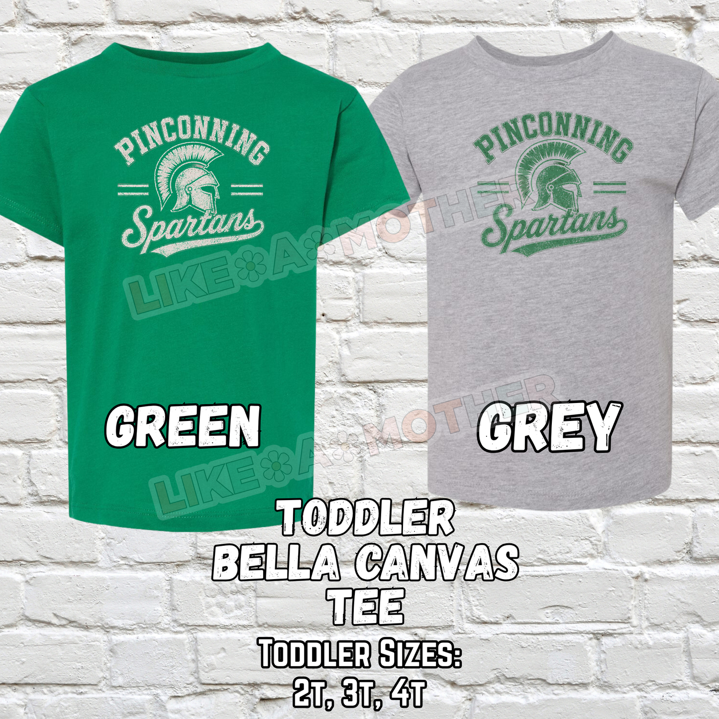 PINCONNING SPARTANS TODDLER Short Sleeve Tee (Vintage Design)