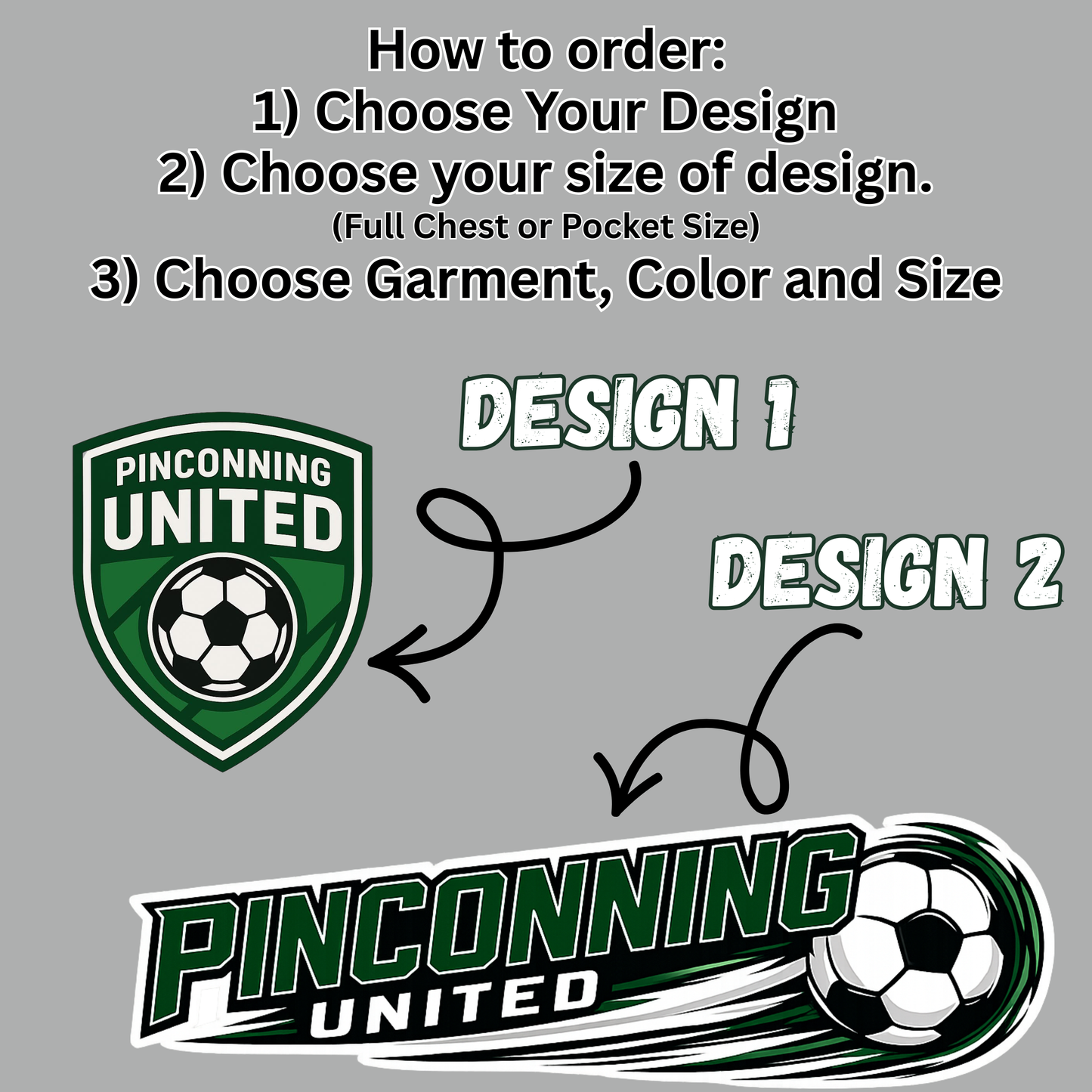 PINCONNING UNITED SOCCER ADULT Crewneck (Gildan)