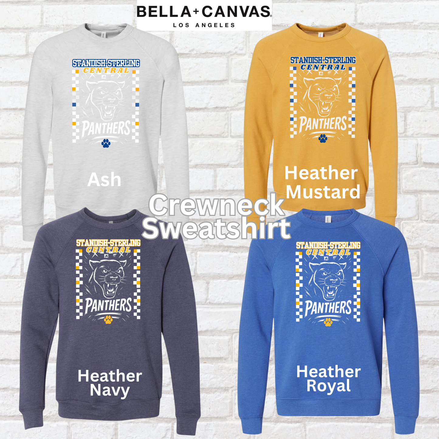 SSC Generic Design Crewneck Sweatshirt (Bella Canvas)