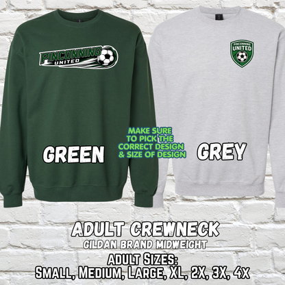 PINCONNING UNITED SOCCER ADULT Crewneck (Gildan)