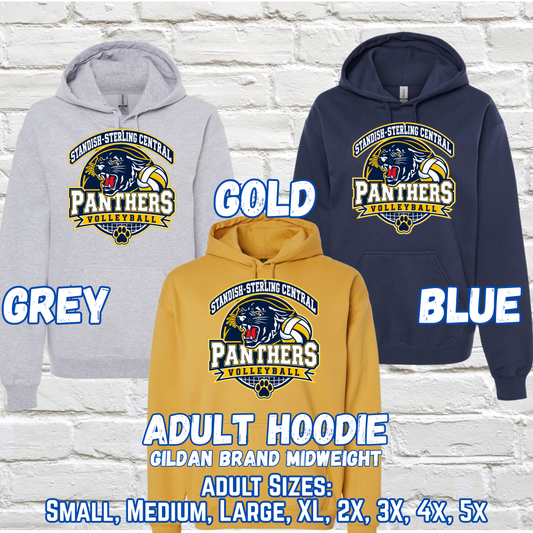 STANDISH VOLLEYBALL ADULT Hooded Sweatshirt (Gildan)