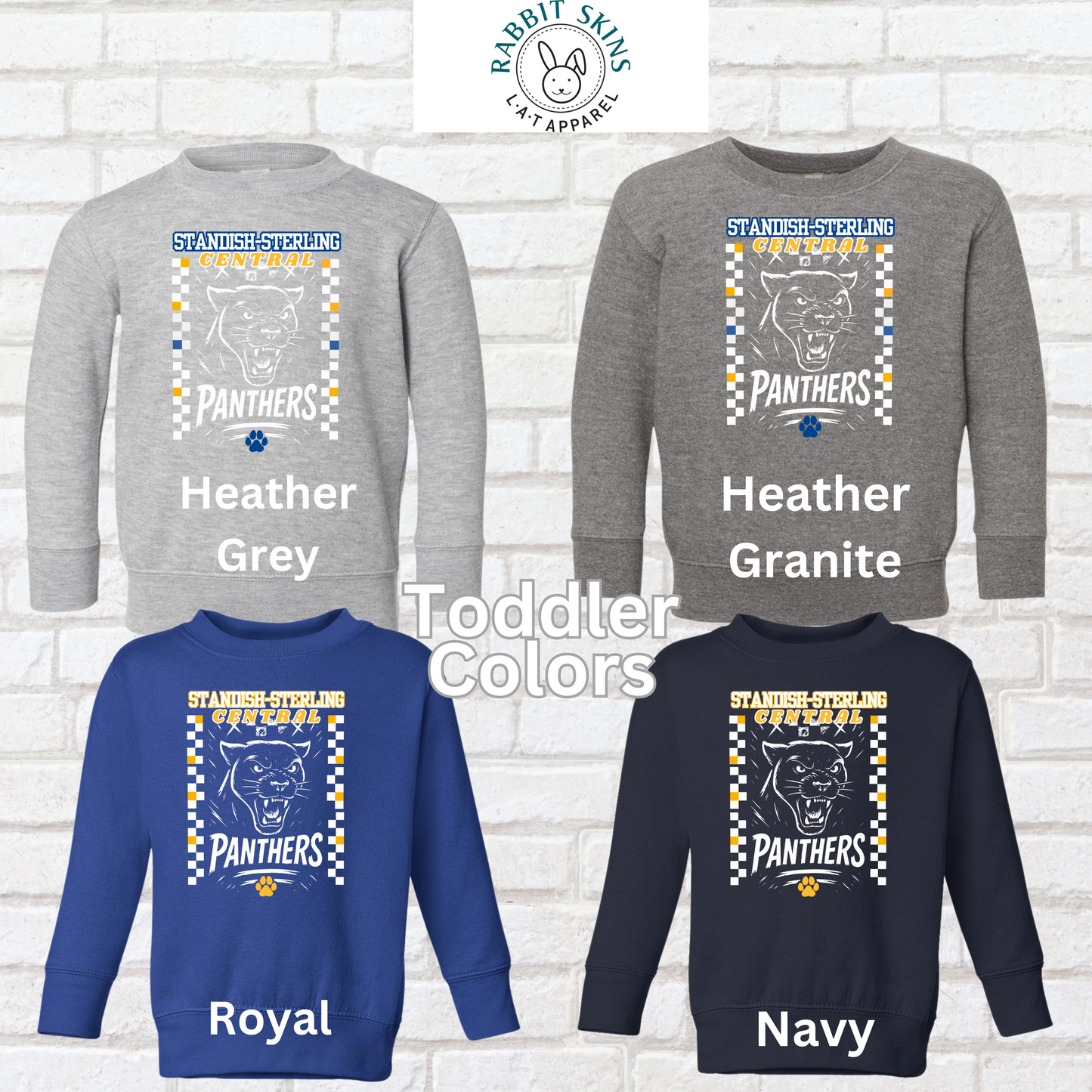 TODDLER SSC Generic Design Crewneck Sweatshirt (Rabbit Skins)