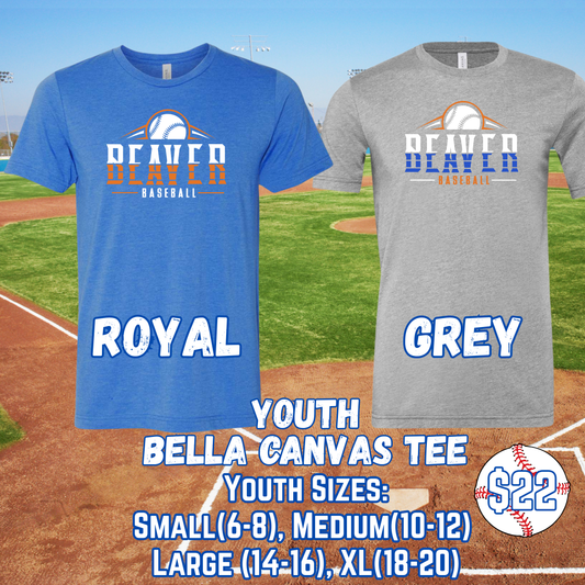 BEAVER BASEBALL YOUTH Short Sleeve Tee