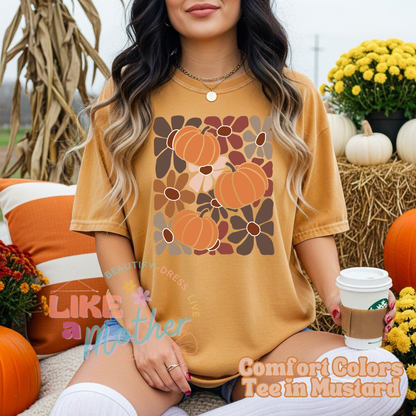 Boho Fall Floral Tee (2 Color Options)