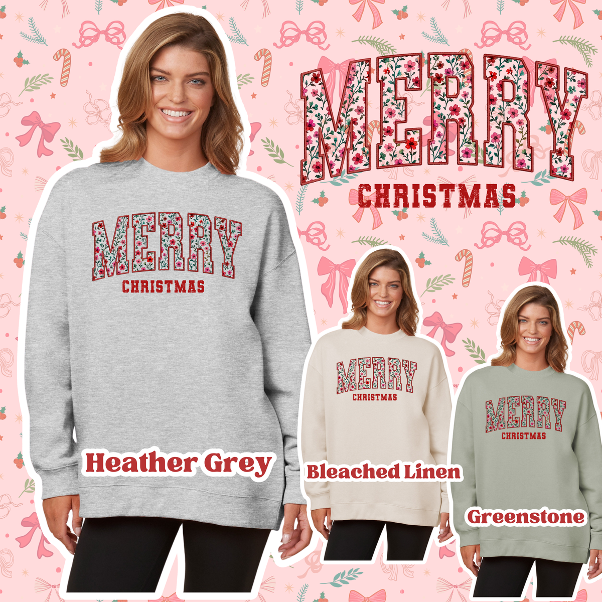 Merry Christmas Oversized Crewneck