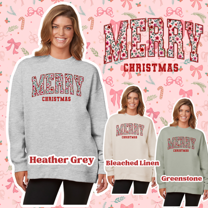 Merry Christmas Oversized Crewneck