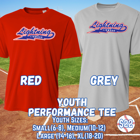 LINWOOD LIGHTNING YOUTH Performance Tee