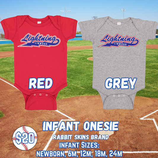 LINWOOD LIGHTNING INFANT Onesie