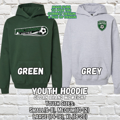 PINCONNING UNITED SOCCER YOUTH Hoodie (Gildan)