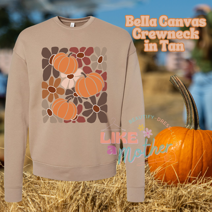 Boho Fall Floral Crewneck (2 Color Options)