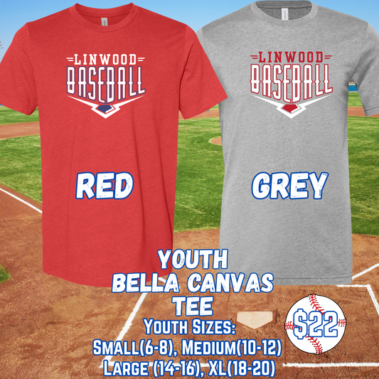 LINWOOD BASEBALL YOUTH Short Sleeve Tee