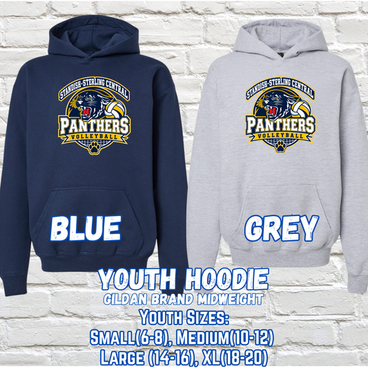 STANDISH VOLLEYBALL YOUTH Hooded Sweatshirt