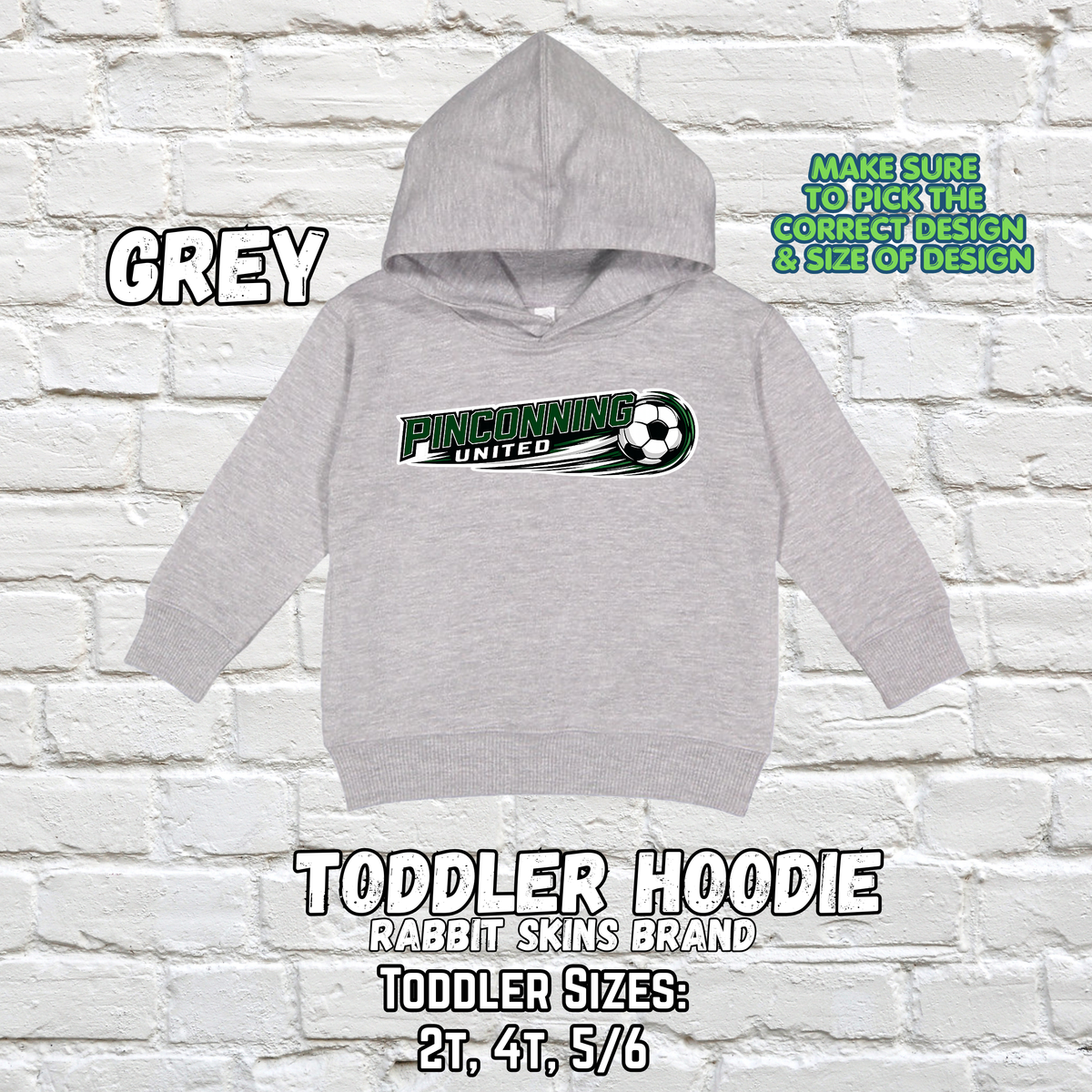PINCONNING UNITED SOCCER TODDLER Hooded Sweatshirt