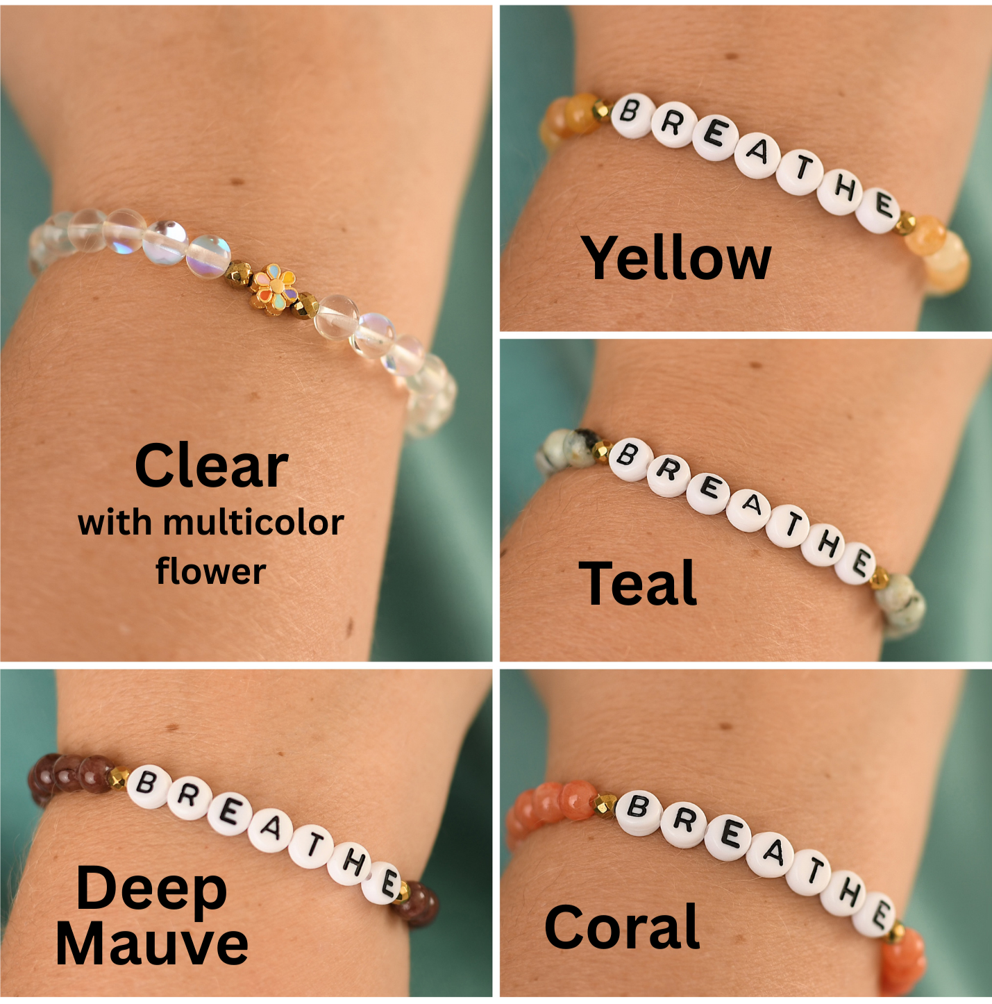 One Day At A Time & BREATHE Bracelets