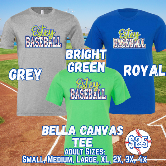 ESTEY BASEBALL ADULT Short Sleeve Tee