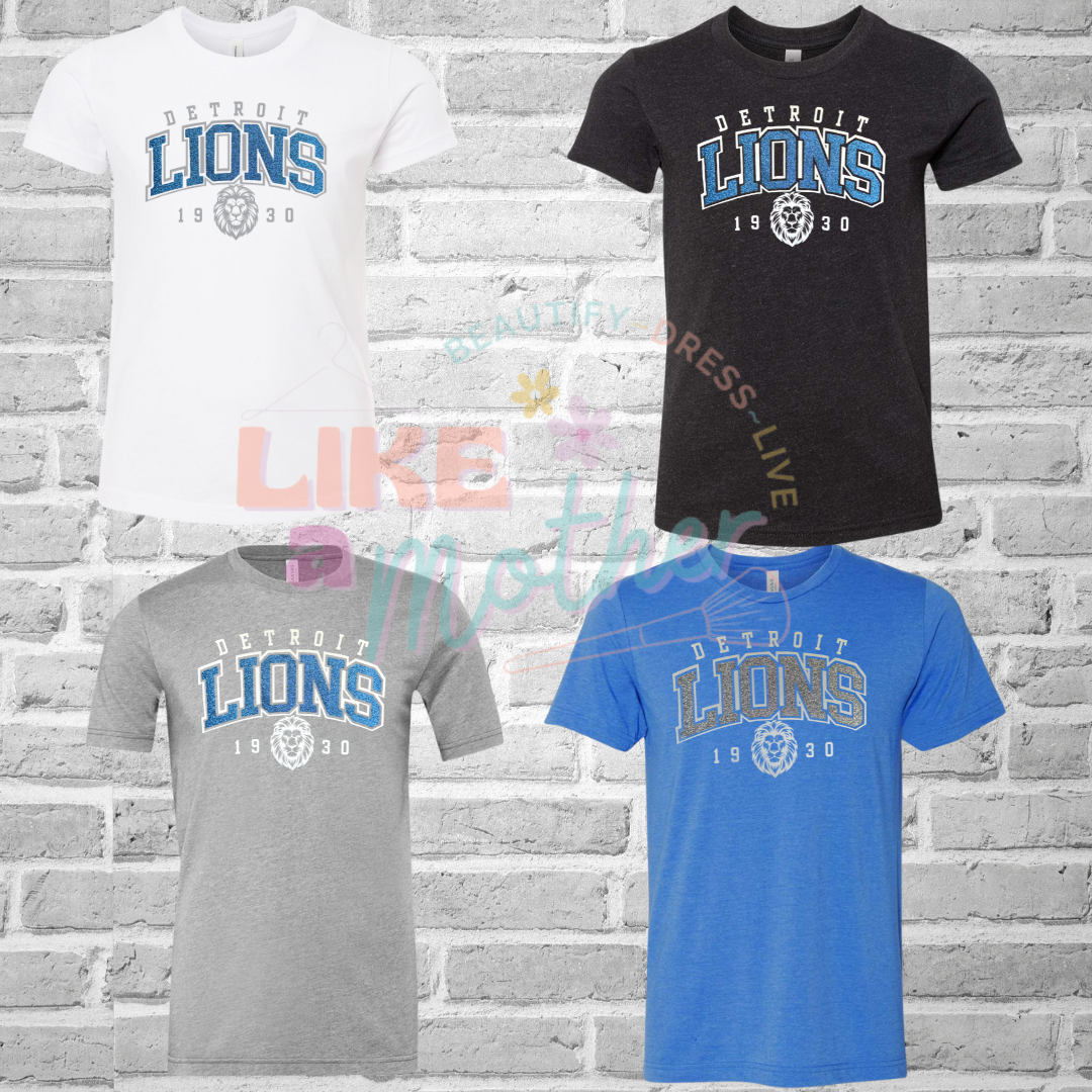 Glitter Lions Bella Canvas Tee