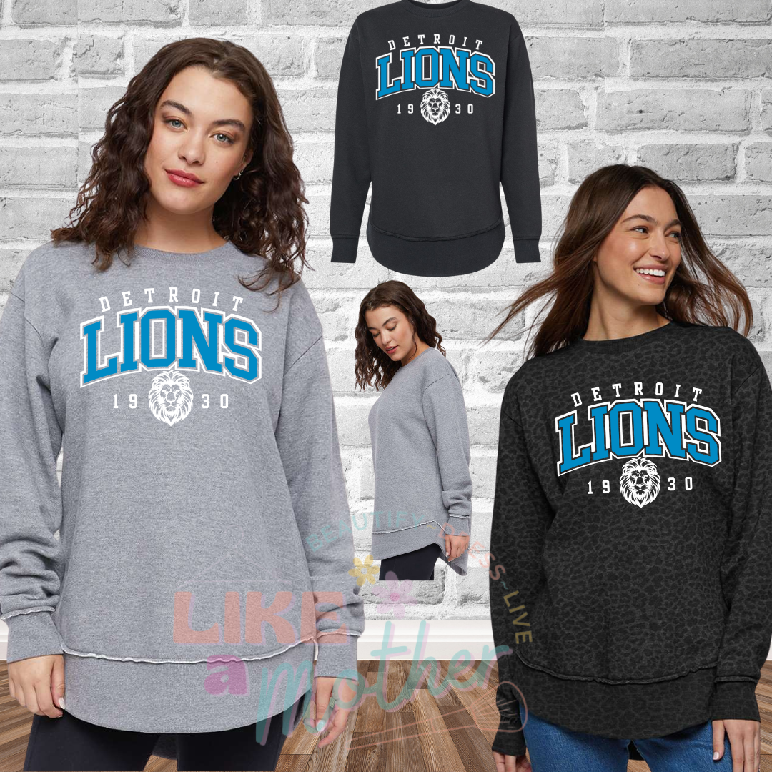 Lions Weekend Fleece Crewneck Premium Sweatshirt (Non Glitter)