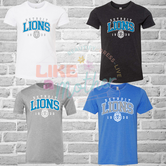 Lions Bella Canvas Tee (Non Glitter)
