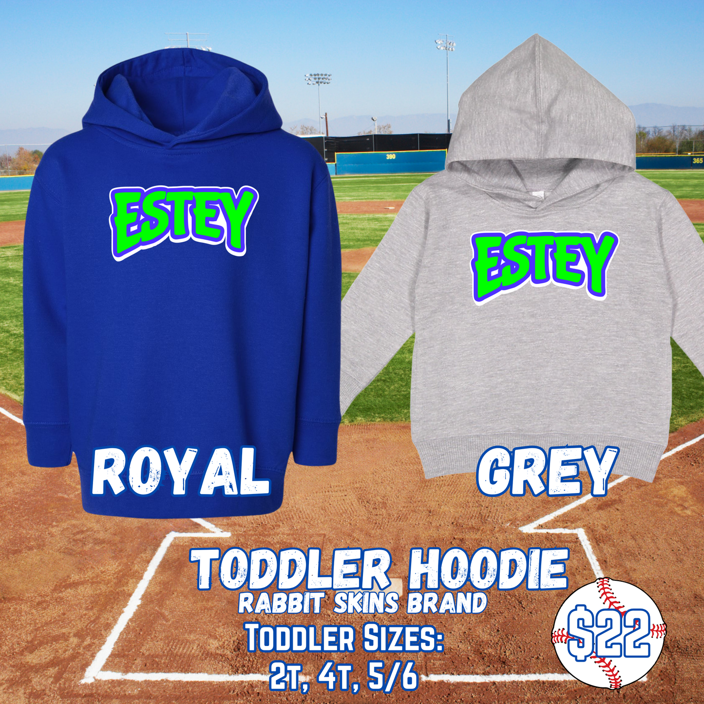 ESTEY GENERIC TODDLER Hooded Sweatshirt