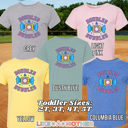 Doubles & Bubbles Tee Adult/Youth/Toddler