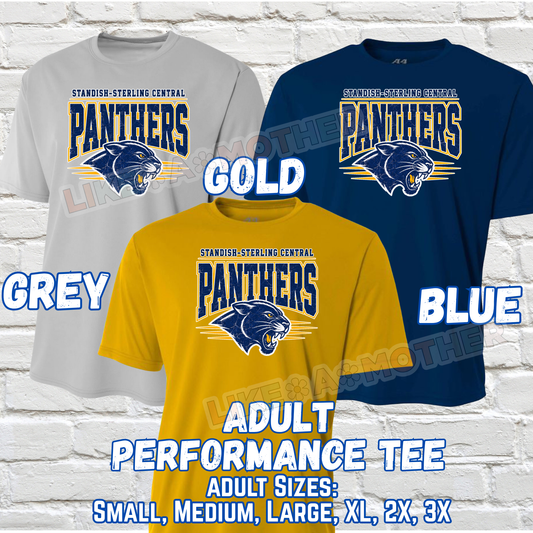 SSC PANTHERS ADULT Short Sleeve Performance Tee