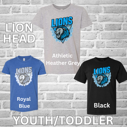 Lions Youth Tee (Game Day & Lion Head)