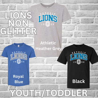 Lions Youth Tee (Glitter & Non Glitter)