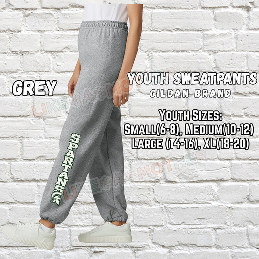 PINCONNING SPARTANS YOUTH Sweatpants (Gildan)