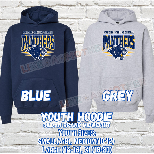 STANDISH PANTHERS YOUTH Hooded Sweatshirt