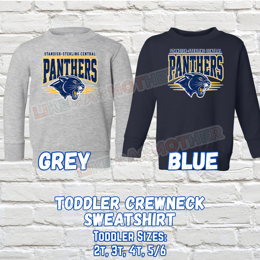 STANDISH PANTHERS TODDLER Crewneck Sweatshirt (Rabbit Skins)