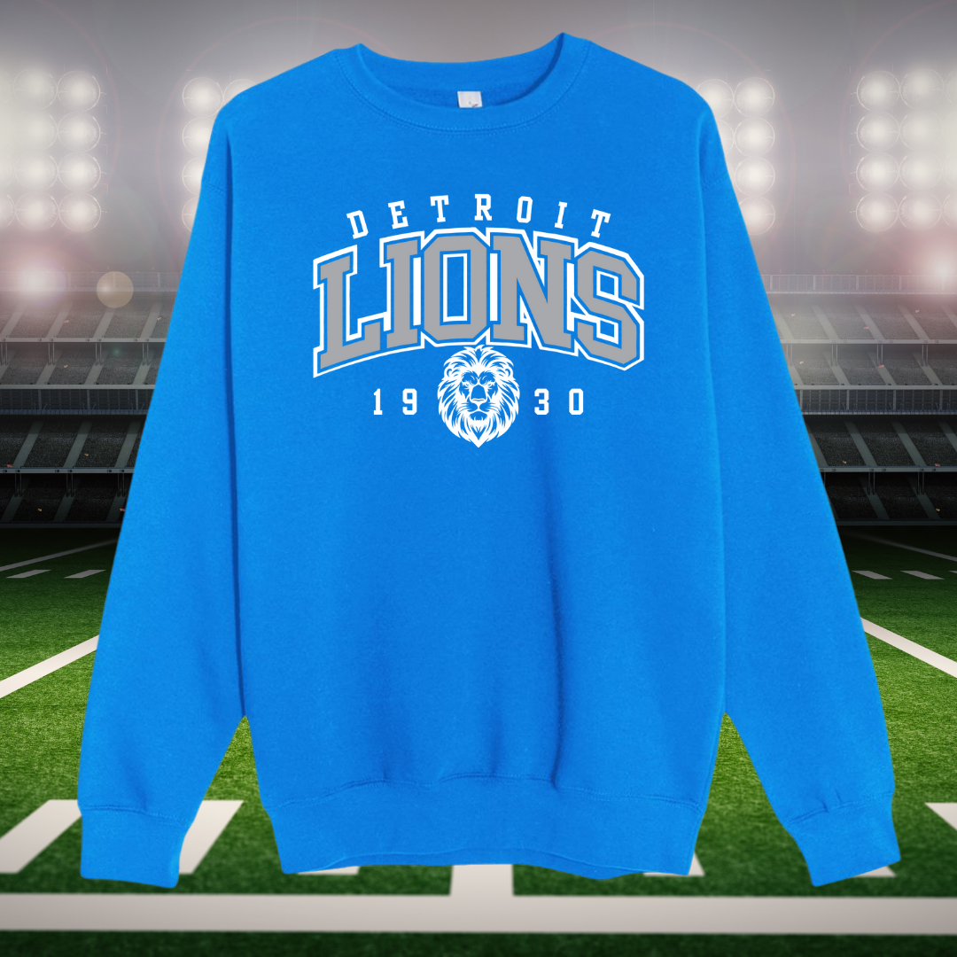 Lions Crewneck Premium Sweatshirt (Non Glitter)