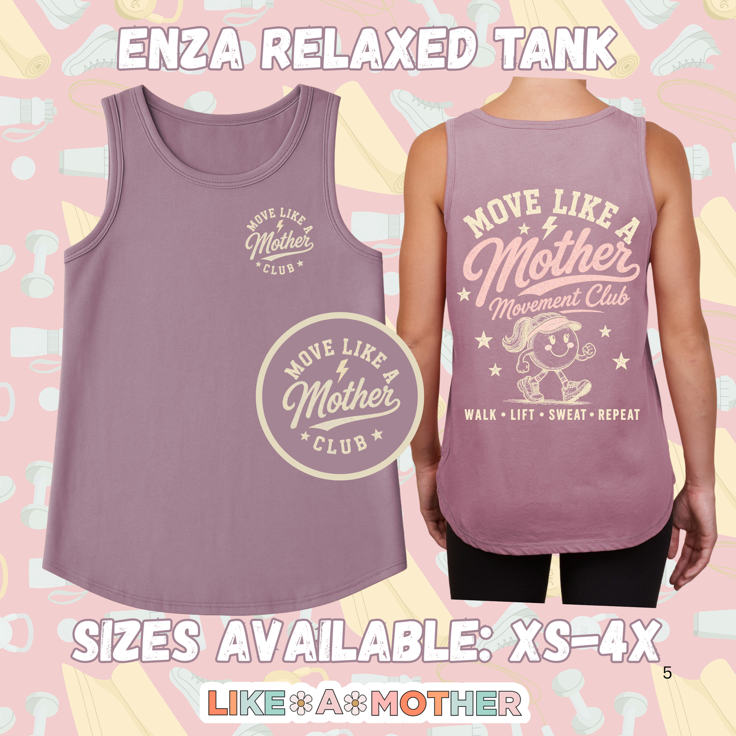 Like A Mother Movement Club Tank