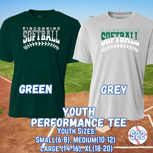 PINCONNING SOFTBALL YOUTH Performance Tee