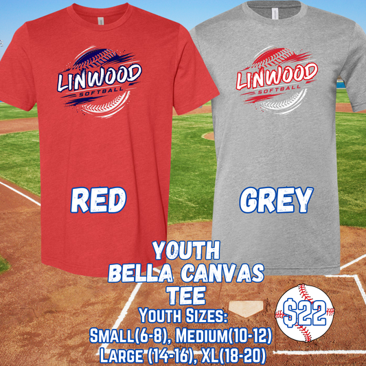 LINWOOD SOFTBALL YOUTH Short Sleeve Tee