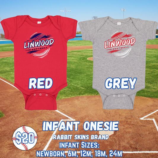 LINWOOD SOFTBALL INFANT Onesie
