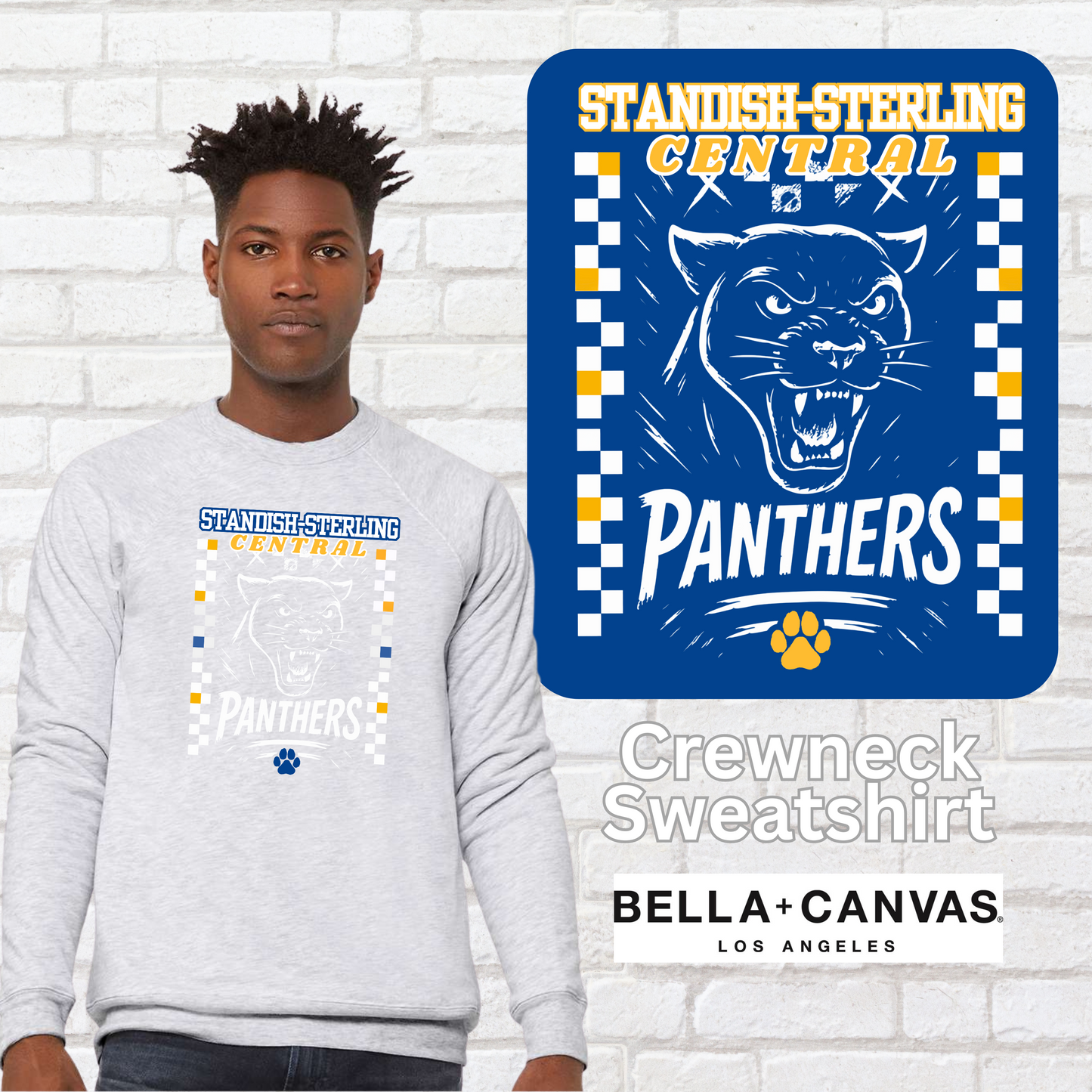 SSC Generic Design Crewneck Sweatshirt (Bella Canvas)