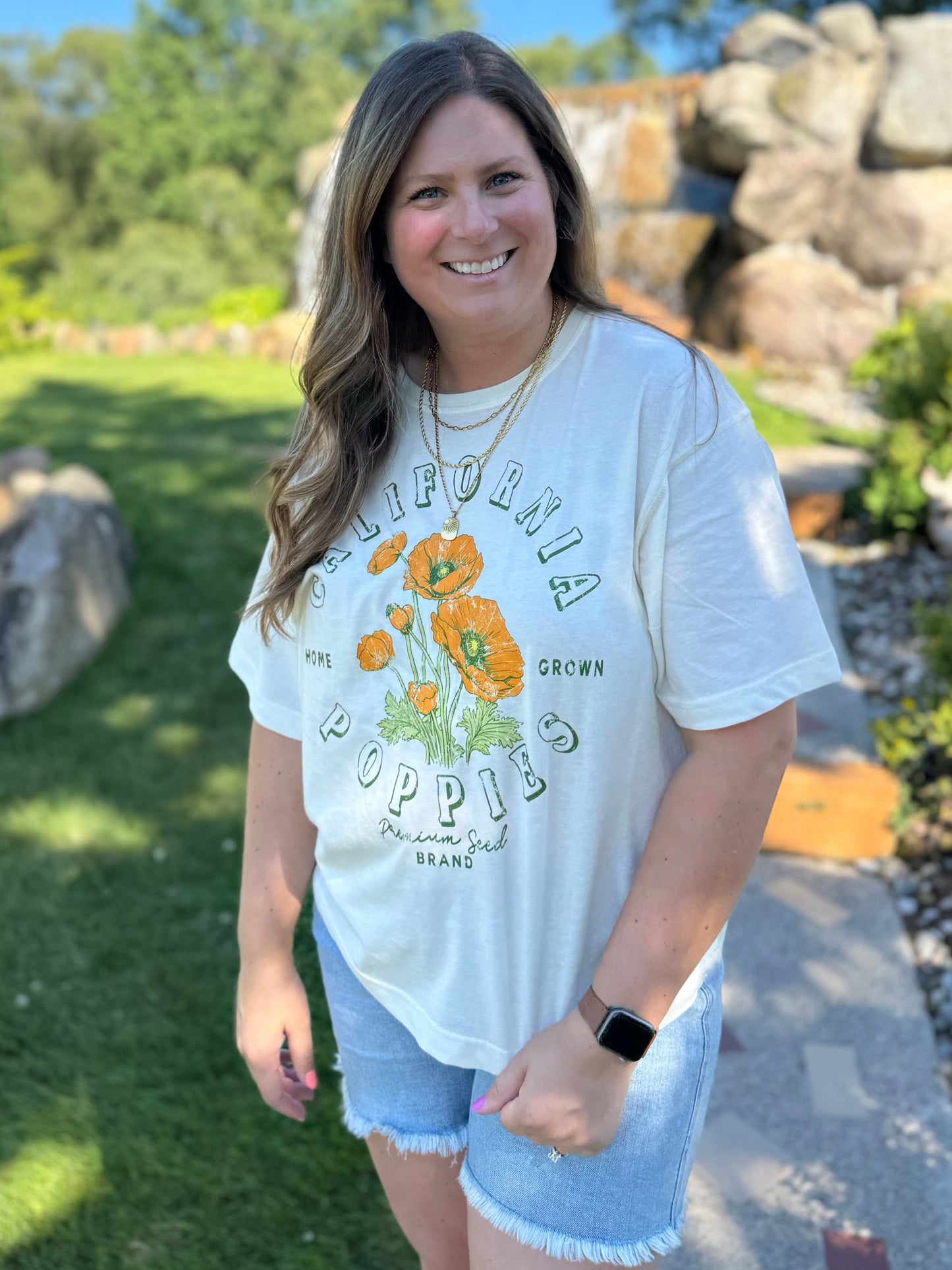 California Poppies Vintage Premium Tee
