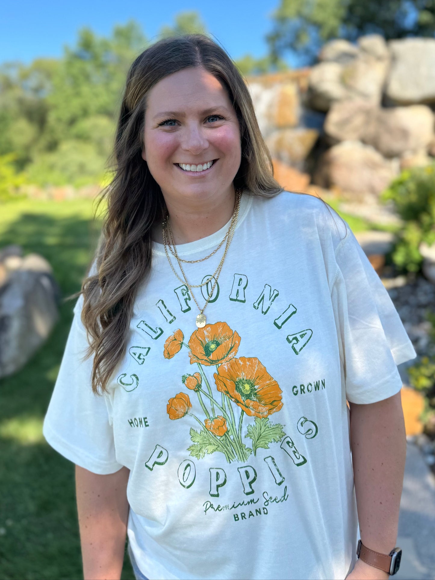 California Poppies Vintage Premium Tee