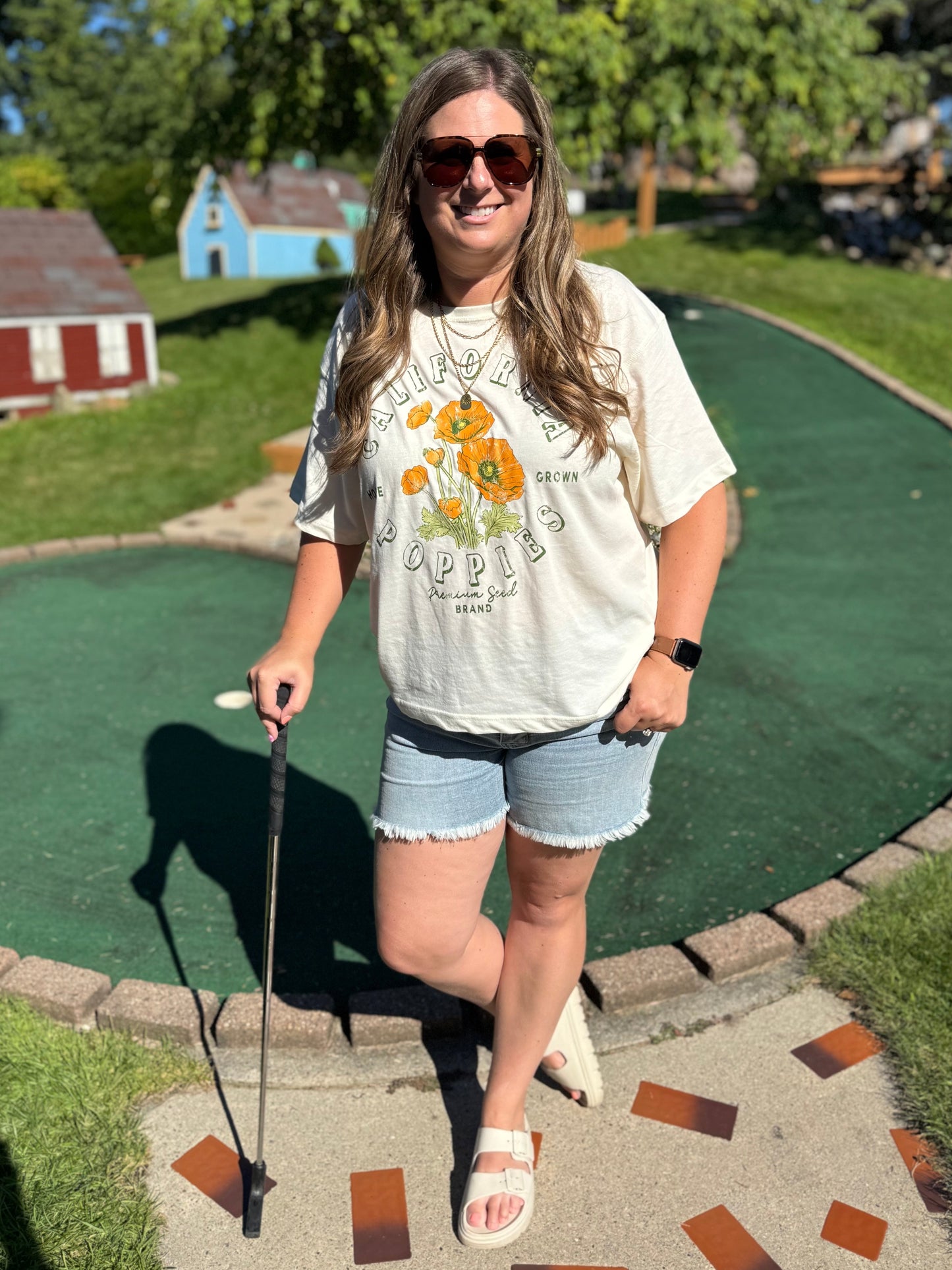 California Poppies Vintage Premium Tee