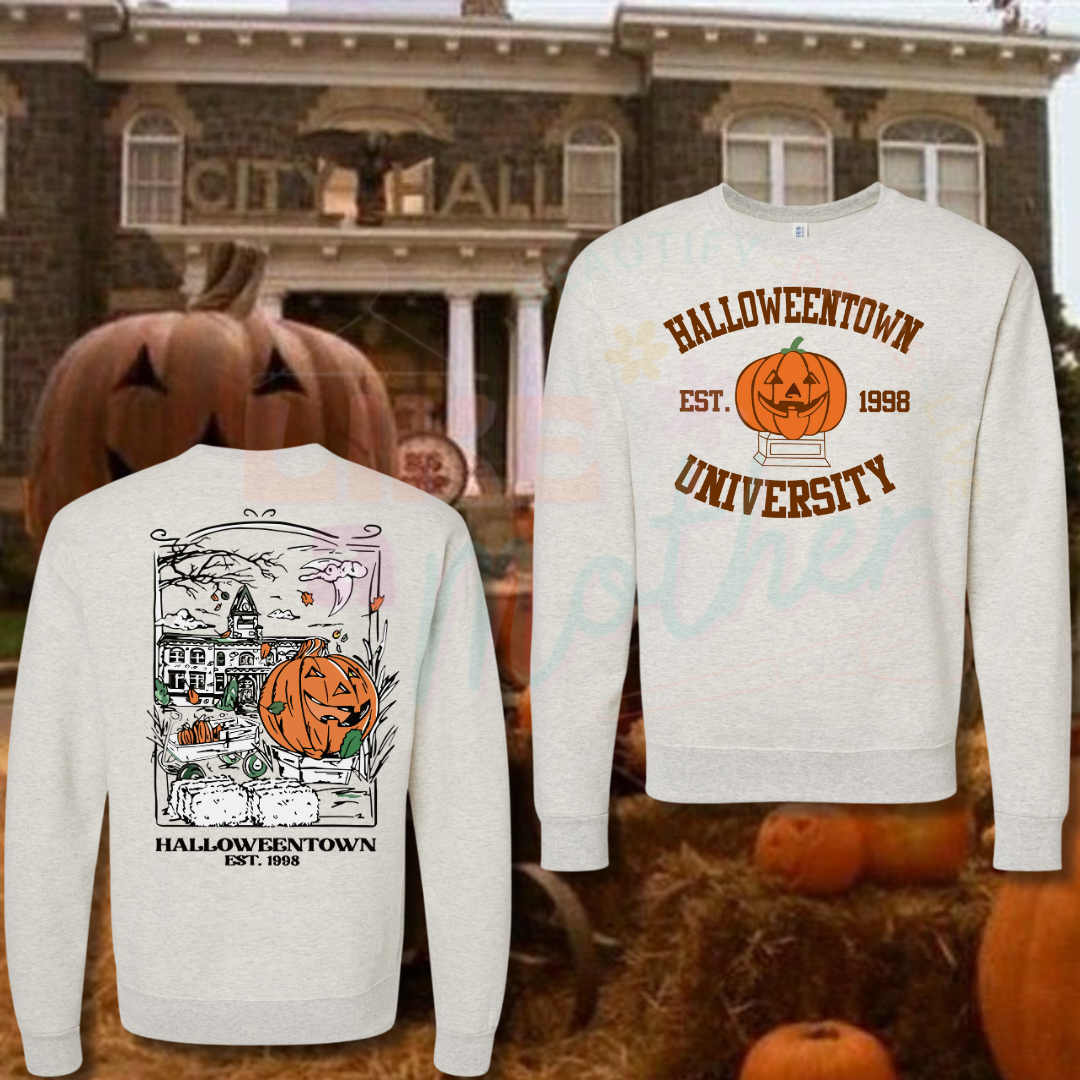 Spooky Town Crewneck Sweatshirt