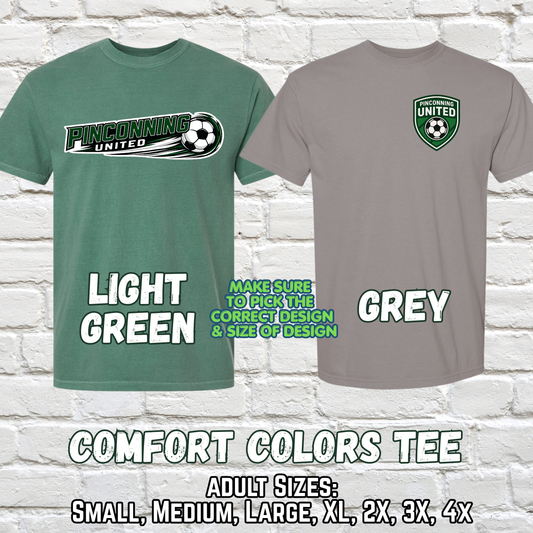 PINCONNING UNITED SOCCER ADULT Comfort Color Tee